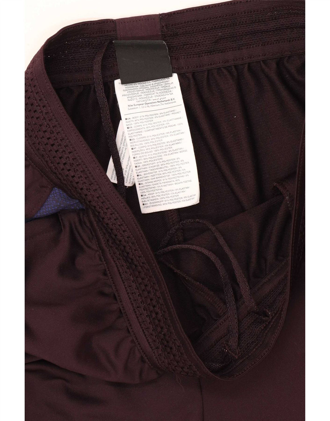 Nike Mens Barcelona Tracksuit Trousers Medium Black Colourblock Polyester