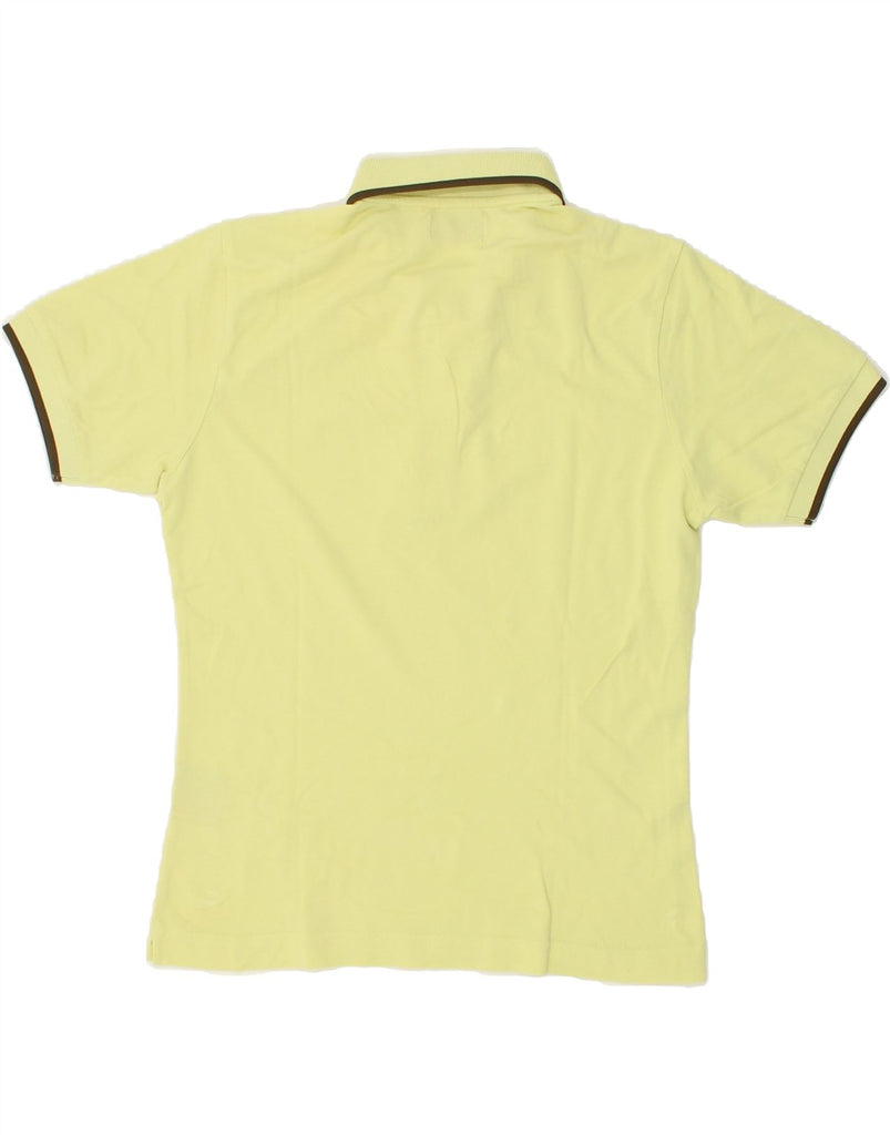 KAPPA Womens Polo Shirt UK 14 Large Yellow Cotton | Vintage Kappa | Thrift | Second-Hand Kappa | Used Clothing | Messina Hembry 