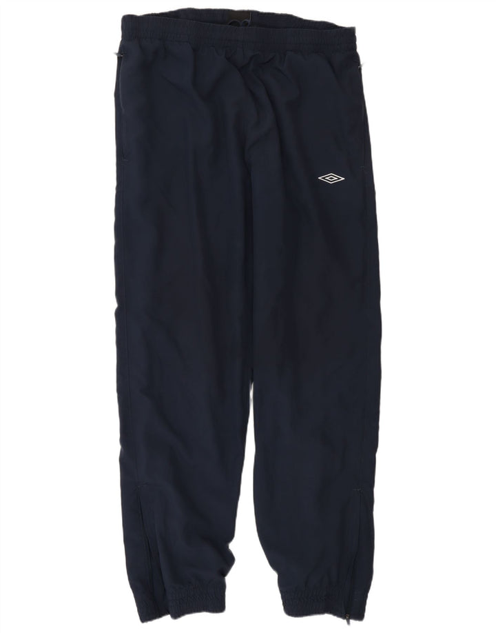 Umbro Mens Tracksuit Trousers Joggers Large Navy Blue Polyester