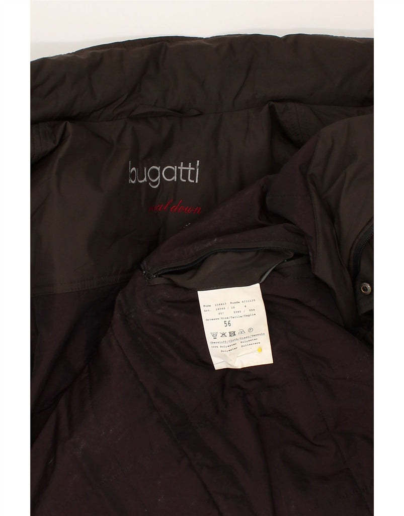 BUGATTI Mens Padded Coat IT 56 3XL Brown Polyester | Vintage Bugatti | Thrift | Second-Hand Bugatti | Used Clothing | Messina Hembry 