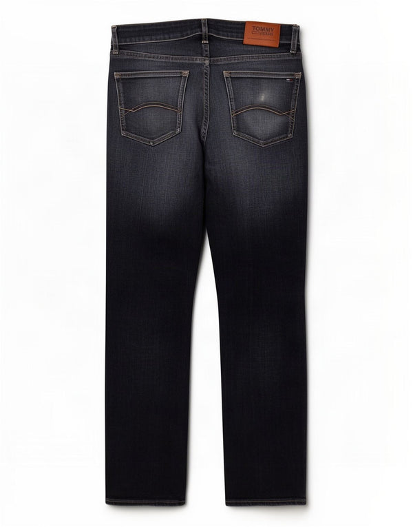 Tommy Hilfiger Mens Straight Jeans W34 L32 Navy Blue Cotton