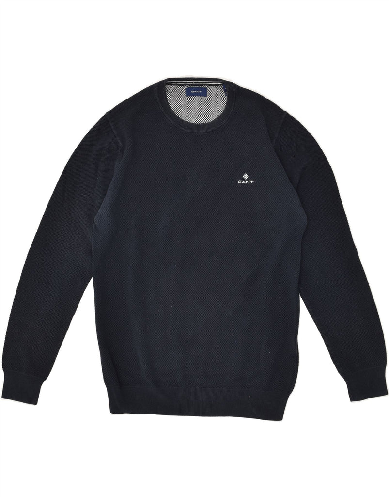 GANT Mens Sweatshirt Jumper Medium Navy Blue Vintage Gant and Second-Hand Gant from Messina Hembry 