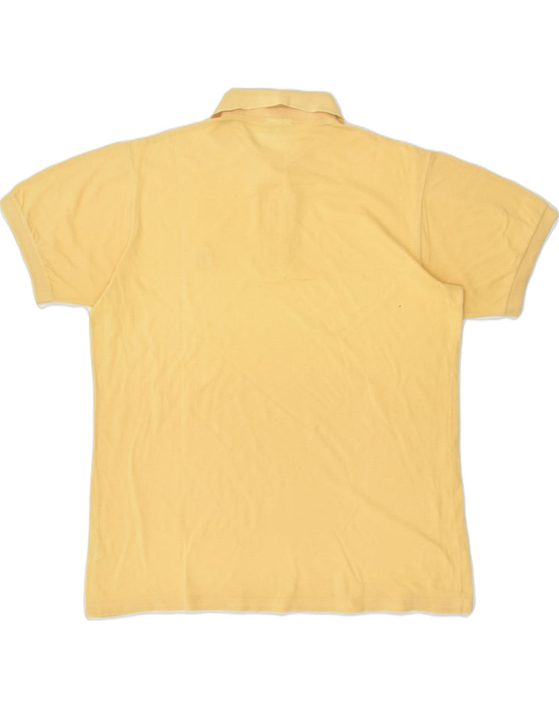 SERGIO TACCHINI Mens Polo Shirt Medium Yellow Cotton | Vintage Sergio Tacchini | Thrift | Second-Hand Sergio Tacchini | Used Clothing | Messina Hembry 