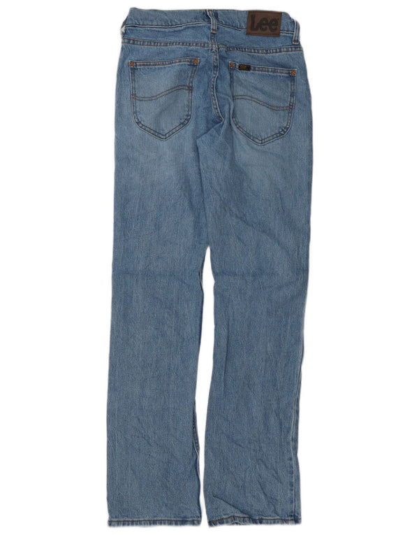 Lee Mens Straight Jeans W29 L32 Blue Cotton