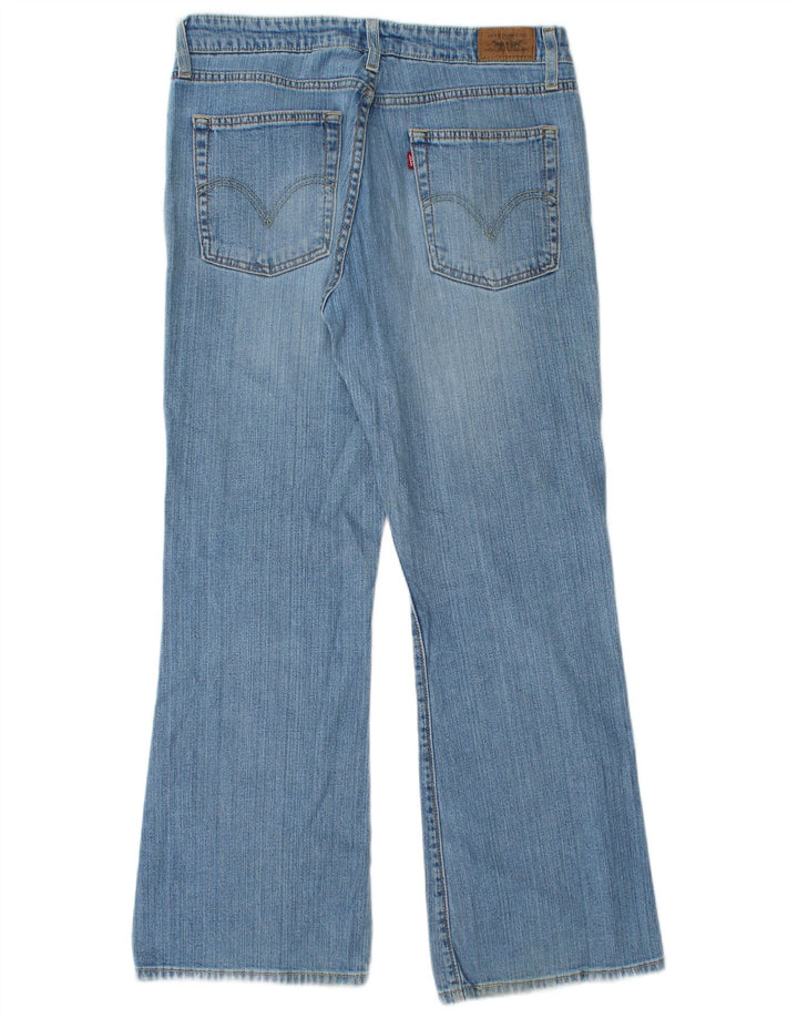 Levi's Womens 519 Flared Jeans US 11 Large W32 L30 Blue Cotton