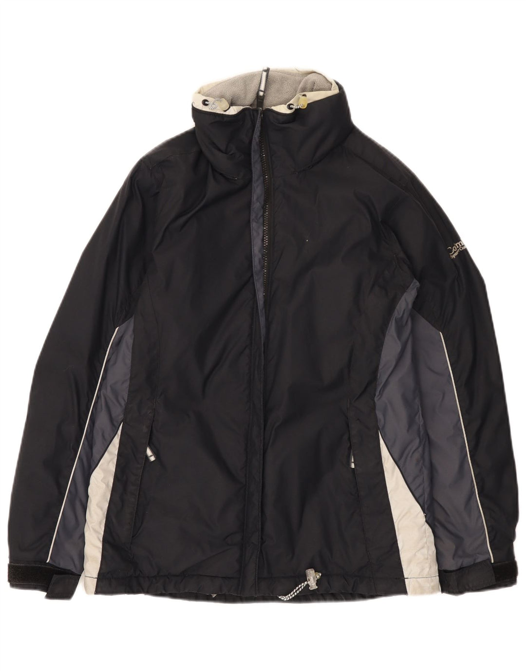 Columbia Womens Ski Jacket UK 10 Small Navy Blue Colourblock