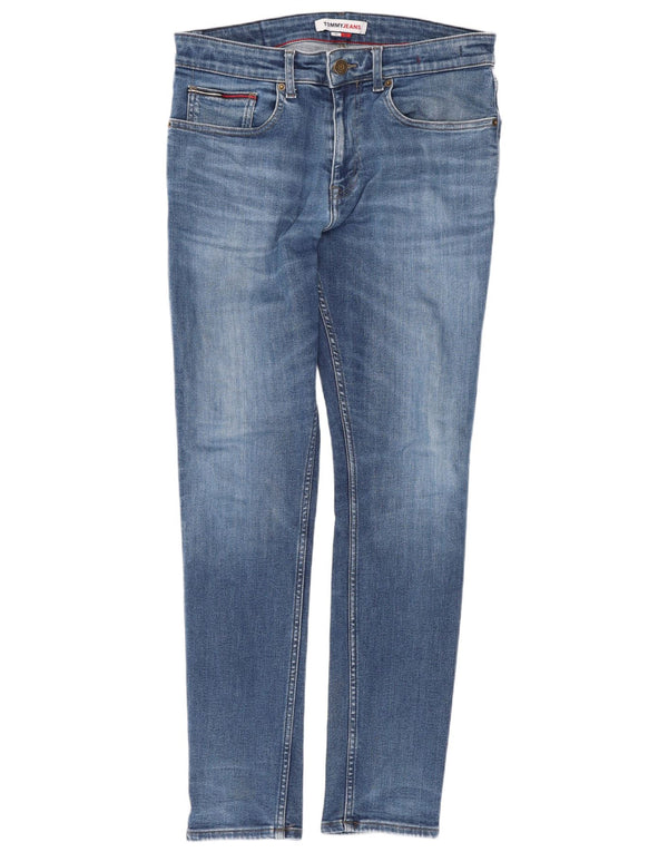 Tommy Hilfiger Mens Slim Jeans W31 L32 Blue Cotton