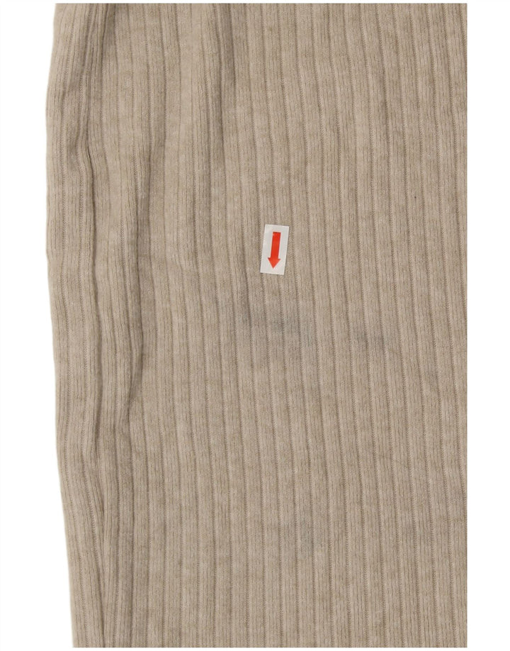 ZARA Womens High Waist Midi Skirt Large W30 Grey Viscose