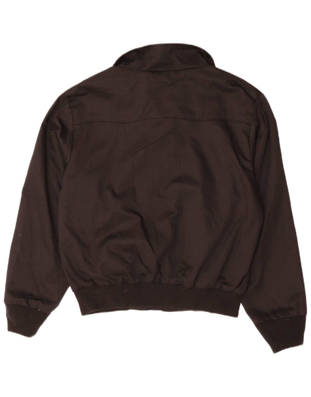 BRANDIT Mens Bomber Jacket UK 40 Large Black Polyester