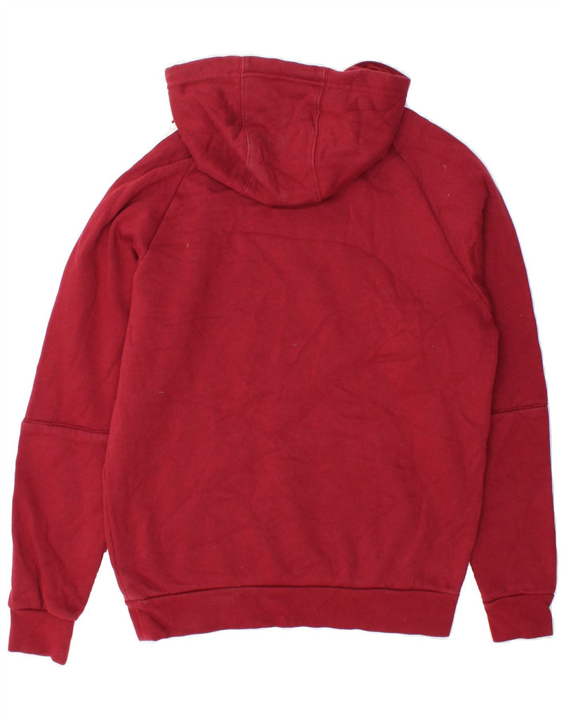 ADIDAS Mens Hoodie Jumper Small Burgundy Cotton Vintage Adidas and Second-Hand Adidas from Messina Hembry 