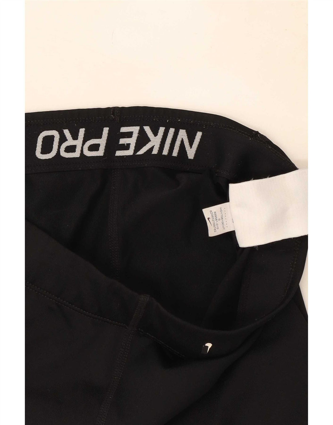 Nike Womens Graphic Leggings UK 8 Small Black Polyester