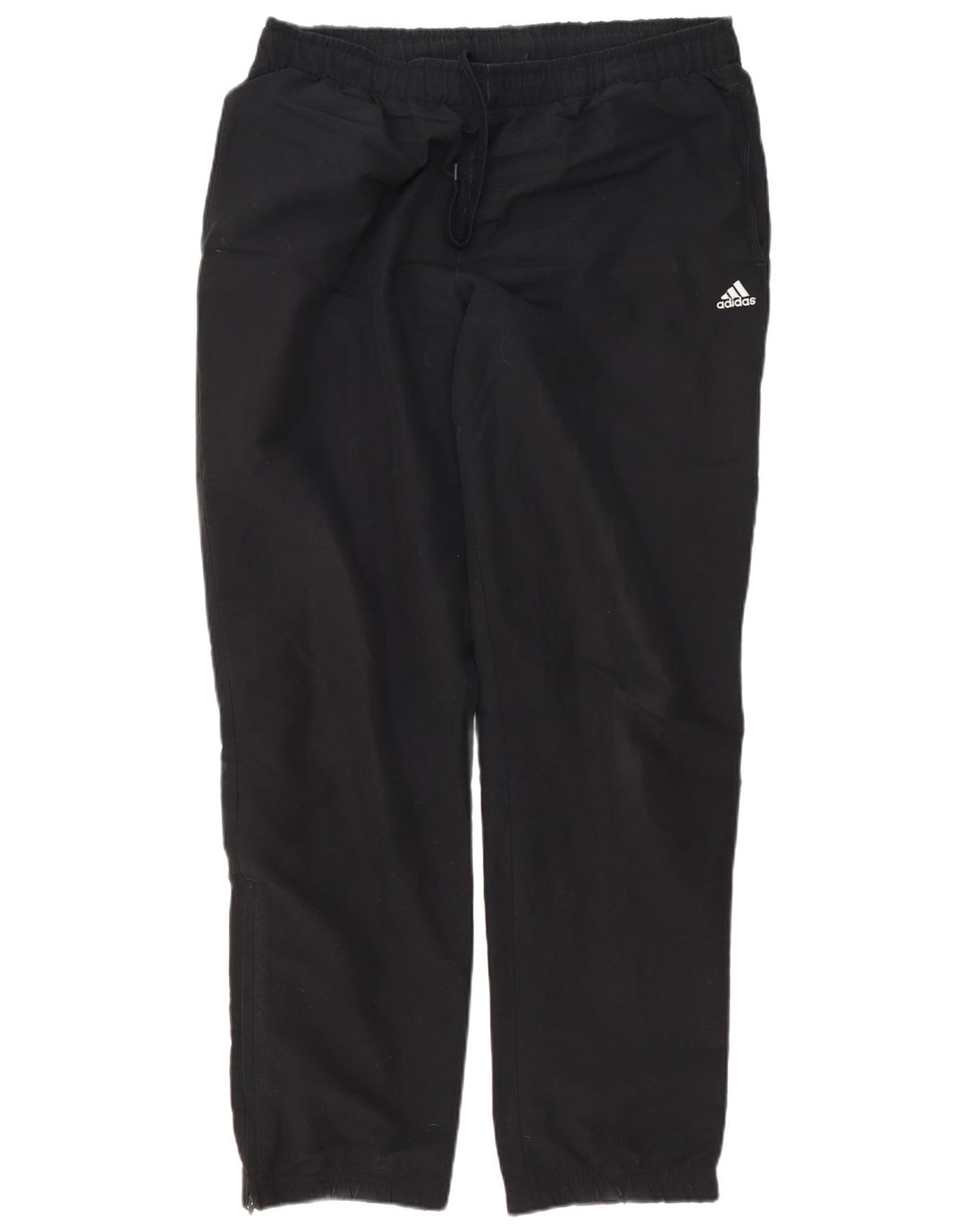 Adidas Mens Climalite Tracksuit Trousers Joggers Large  Black Polyester