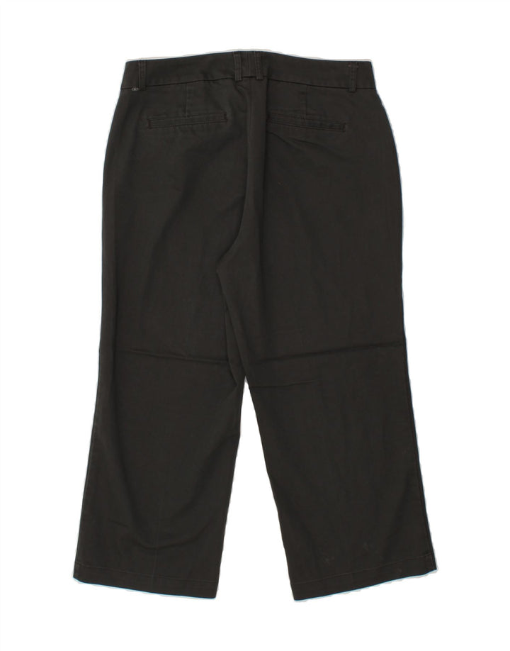 DOCKERS Womens Straight Capri Trousers US 8 Medium W30 L22  Black Cotton Vintage Dockers and Second-Hand Dockers from Messina Hembry 