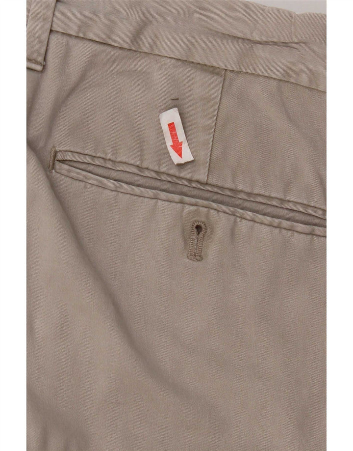 Calvin Klein Mens Straight Chino Trousers W36 L32 Grey