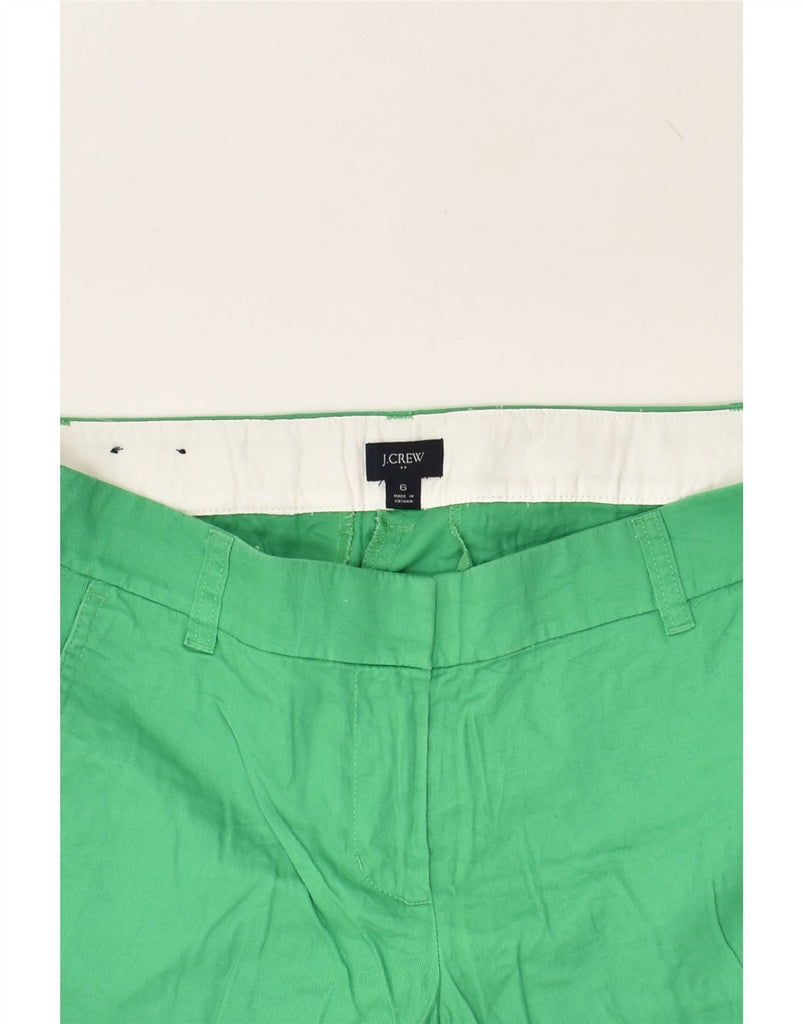 J. CREW Womens Chino Shorts US 6 Medium W32 Green Cotton | Vintage J. Crew | Thrift | Second-Hand J. Crew | Used Clothing | Messina Hembry 