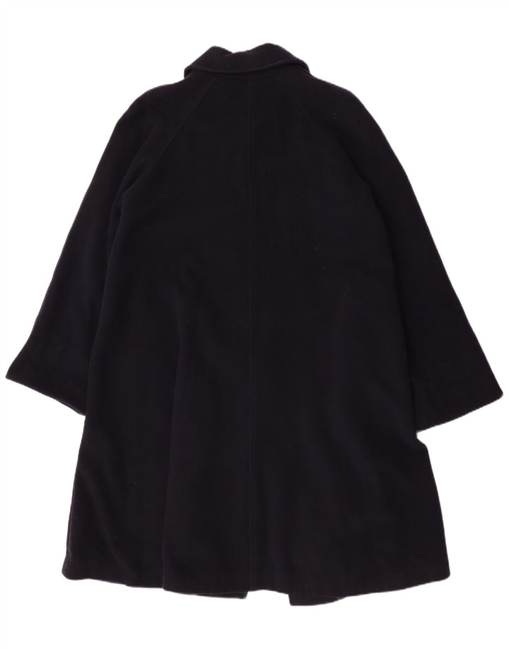 Luisa Spagnoli Womens Overcoat UK 14 Medium Navy Blue