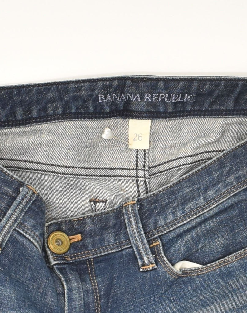 BANANA REPUBLIC Womens Slim Jeans W29 L26 Blue Cotton | Vintage Banana Republic | Thrift | Second-Hand Banana Republic | Used Clothing | Messina Hembry 