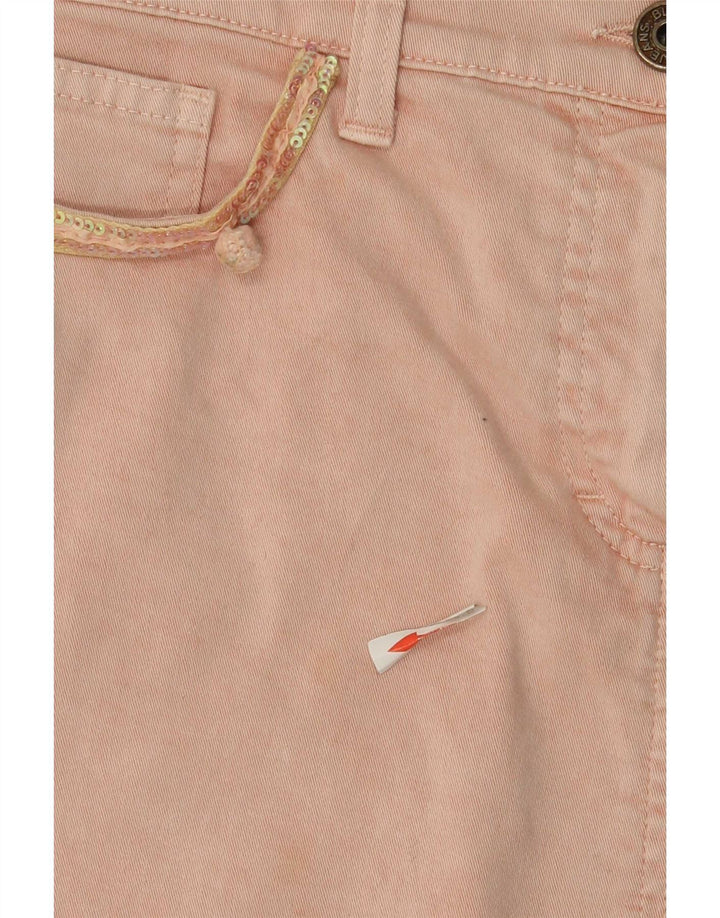 Blumarine Womens Denim Skirt IT 42 Medium W30 Pink Cotton