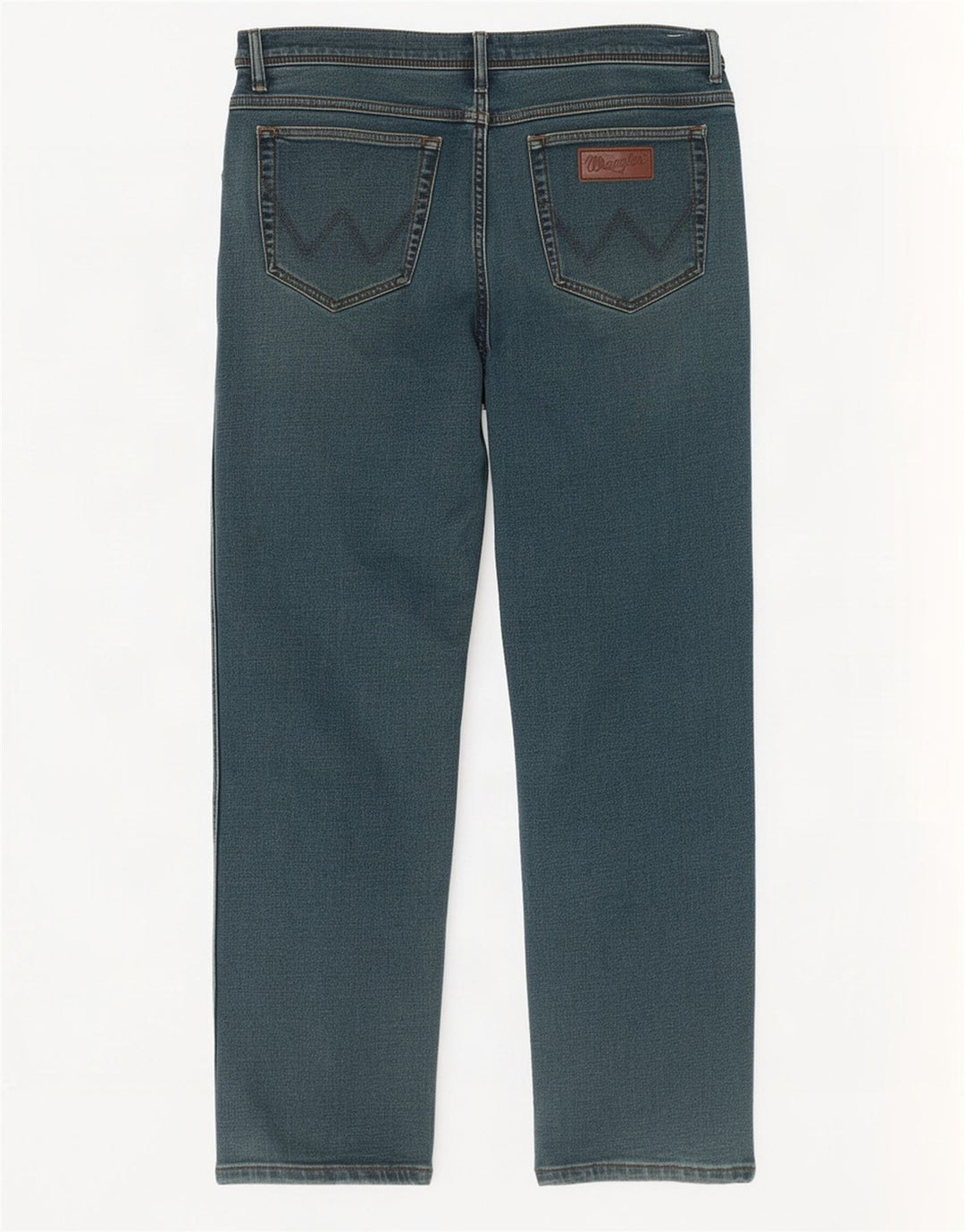 Wrangler Mens Texas Straight Jeans W34 L32 Blue Cotton