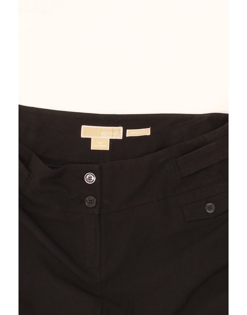 MICHAEL KORS Womens Berkeley Fit Casual Trousers US 10 Large W32 L32 Black Vintage Michael Kors and Second-Hand Michael Kors from Messina Hembry 