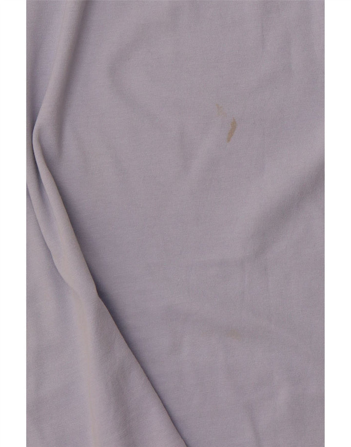 ADIDAS Girls Graphic T-Shirt Top 13-14 Years Blue Cotton