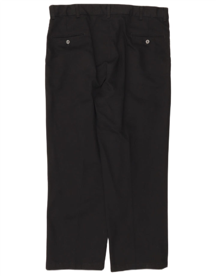 Lee Mens Khakis Pegged Chino Trousers W40 L30 Black Cotton