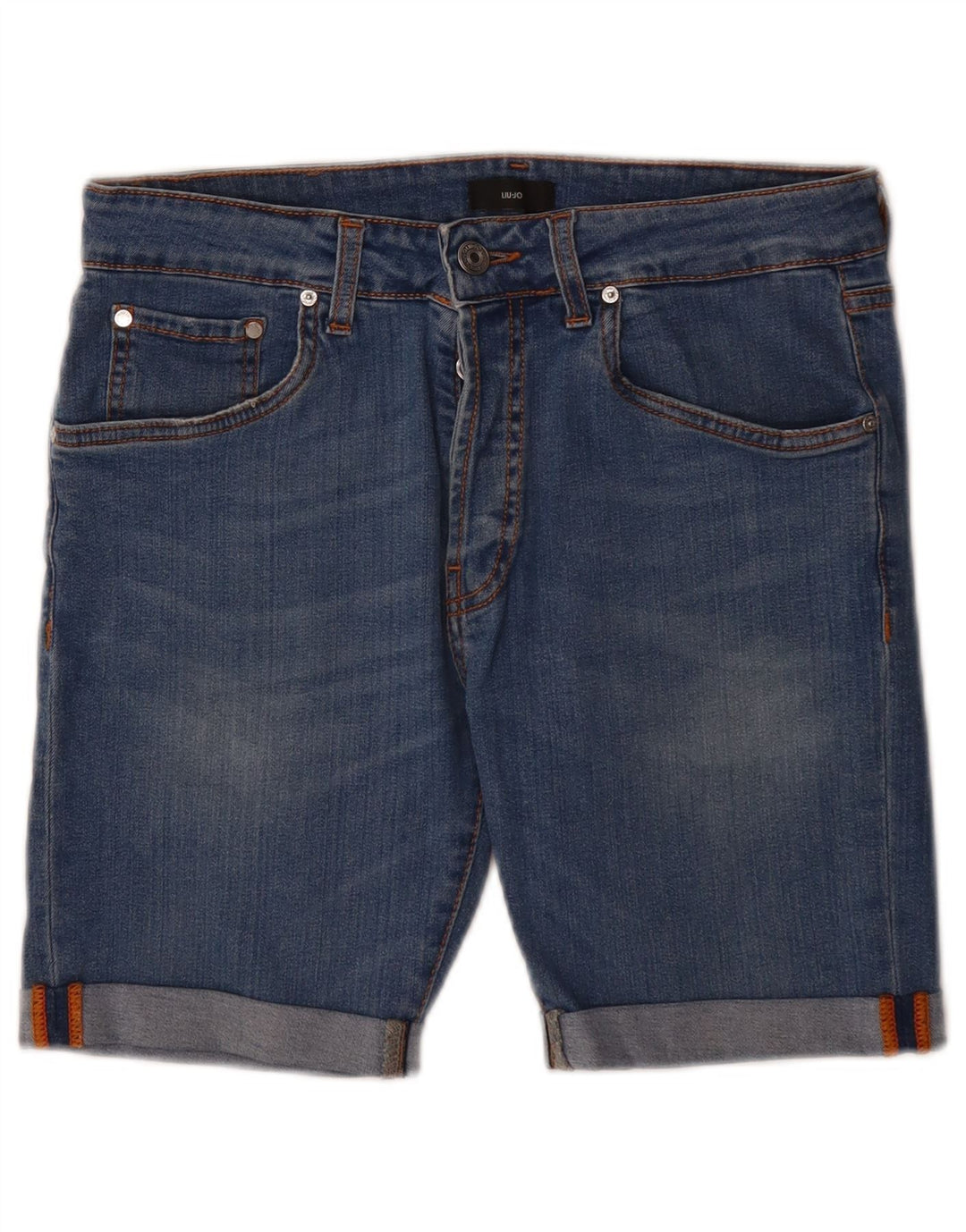 Liu Jo Womens Denim Shorts W28 Medium Blue