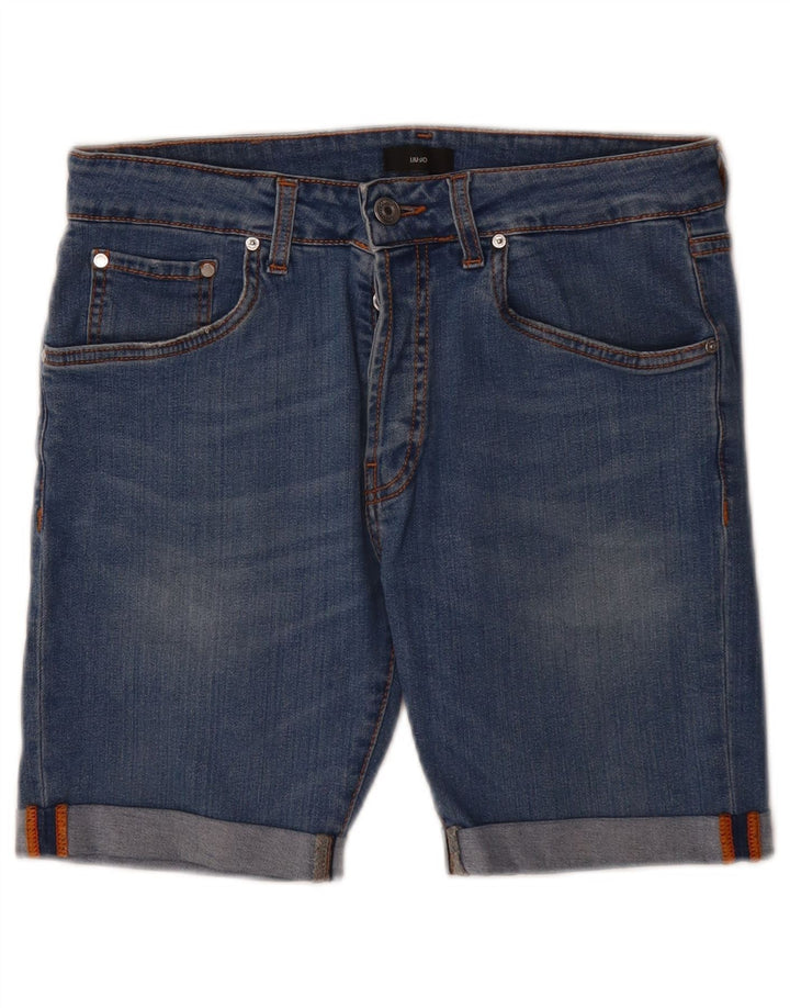 Liu Jo Womens Denim Shorts W28 Medium Blue