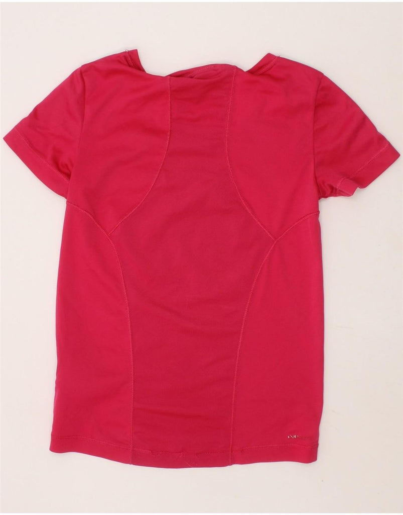 ADIDAS Girls Climalite T-Shirt Top 8-9 Years Pink Polyester Vintage Adidas and Second-Hand Adidas from Messina Hembry 