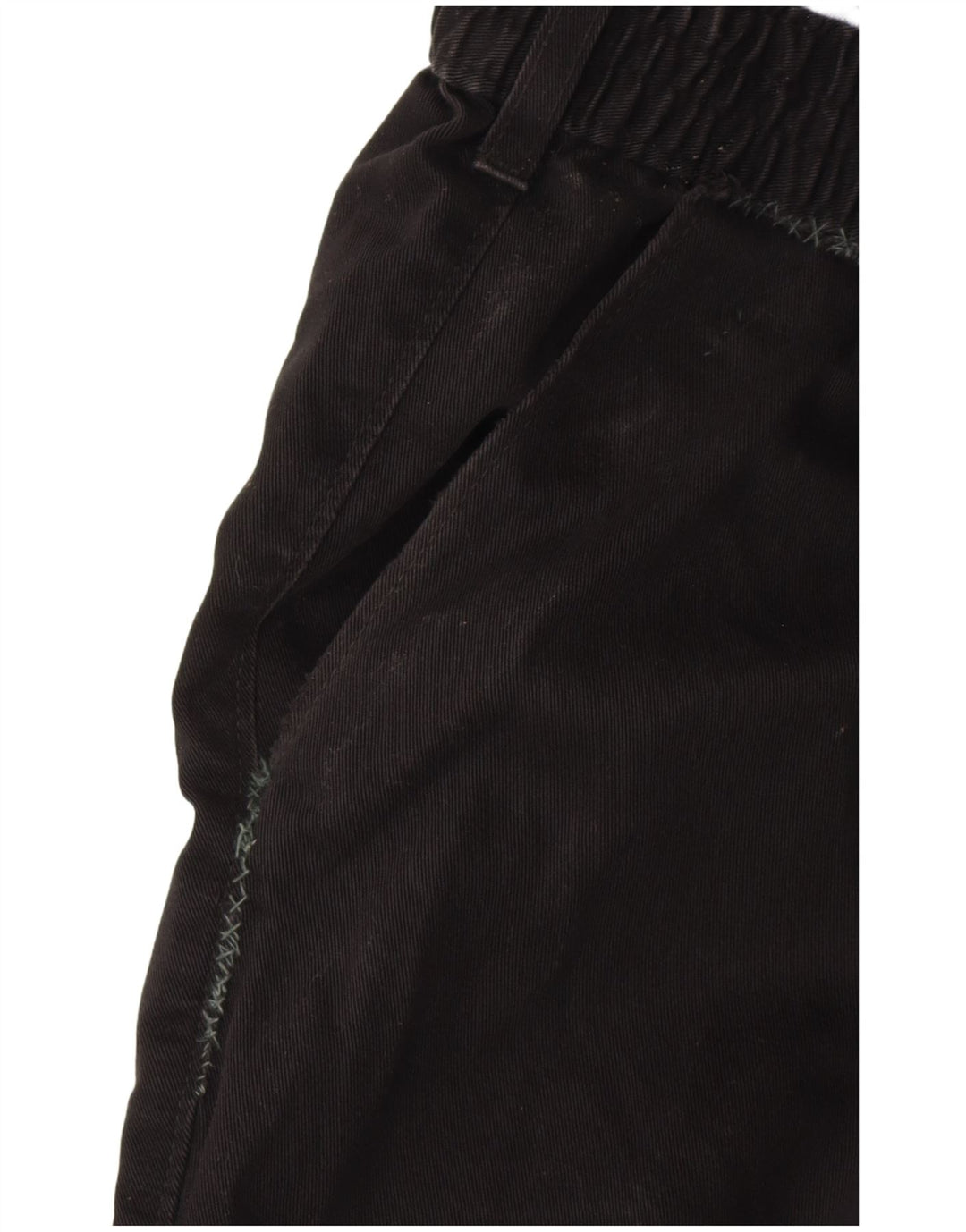 Marks & Spencer Mens Pegged Chino Trousers W46 L29 Black Cotton