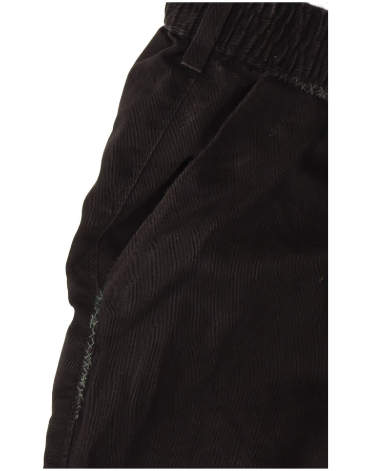 Marks & Spencer Mens Pegged Chino Trousers W46 L29 Black Cotton