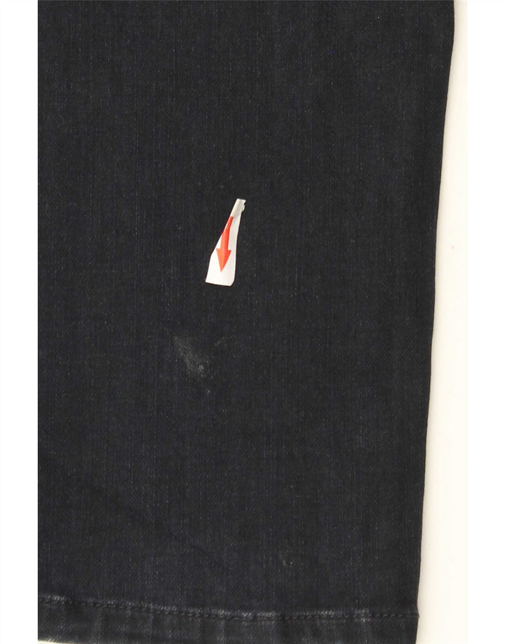 HUGO BOSS Womens Slim Jeans W34 L32 Navy Blue Cotton