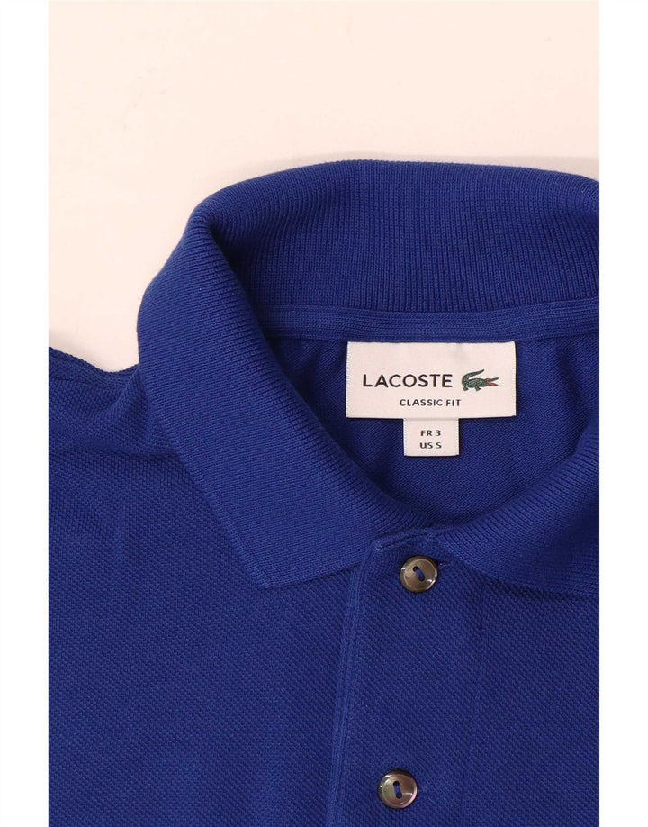Lacoste Mens Classic Fit Polo Shirt Size 3 Small Blue