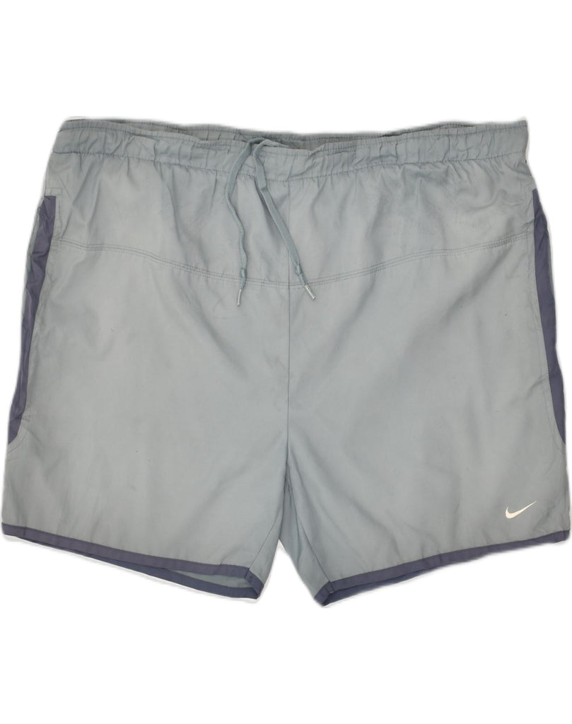 NIKE Mens Sport Shorts Large Grey | Vintage Nike | Thrift | Second-Hand Nike | Used Clothing | Messina Hembry 