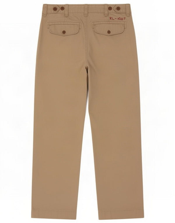 Polo Ralph Lauren Boys Loose Fit Chino Trousers 9-10 Years W24 L25 Beige