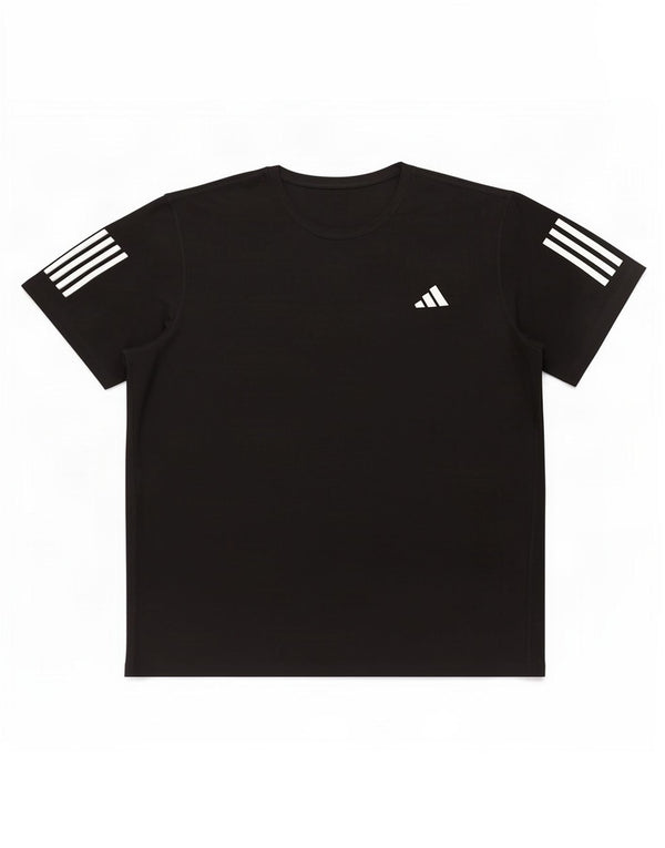 Adidas Mens T-Shirt Top XL Black Polyester