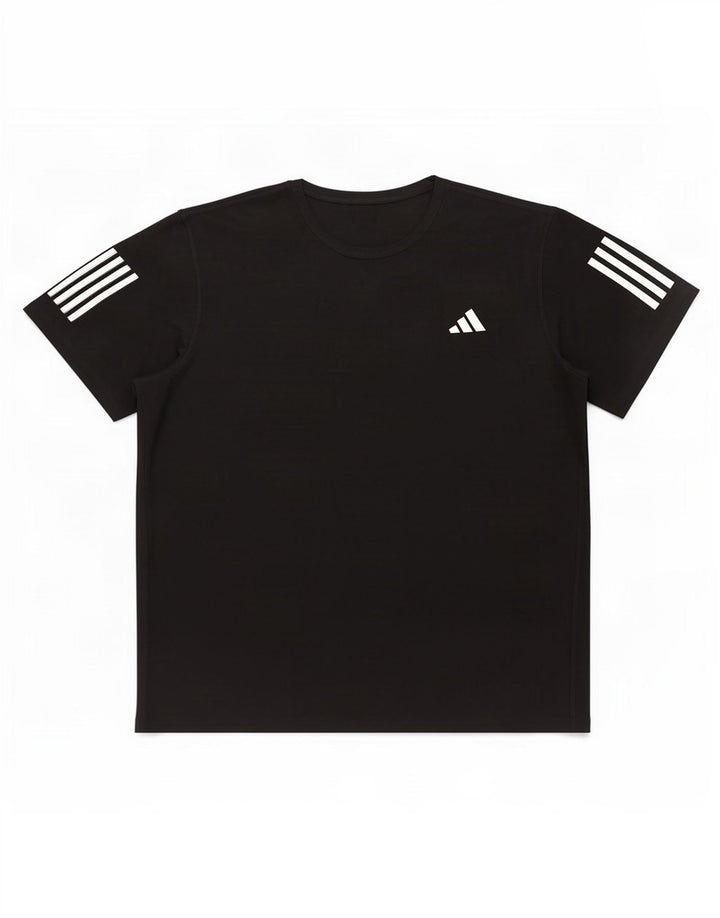 Adidas Mens T-Shirt Top XL Black Polyester