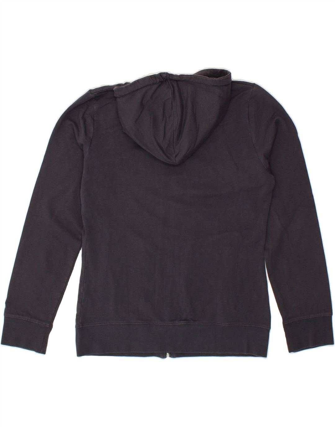 ELLESSE Womens Zip Hoodie Sweater UK 14 Medium Grey Cotton Vintage Ellesse and Second-Hand Ellesse from Messina Hembry 
