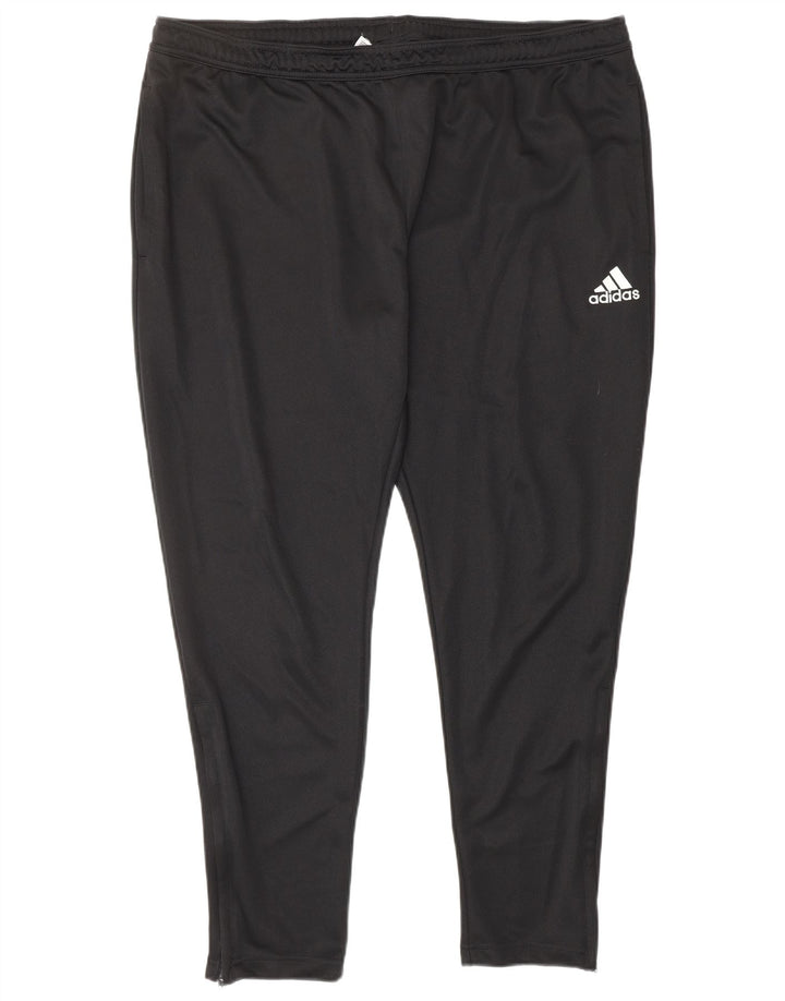 Adidas Mens Aeroready Tracksuit Trousers 2XL  Black Polyester
