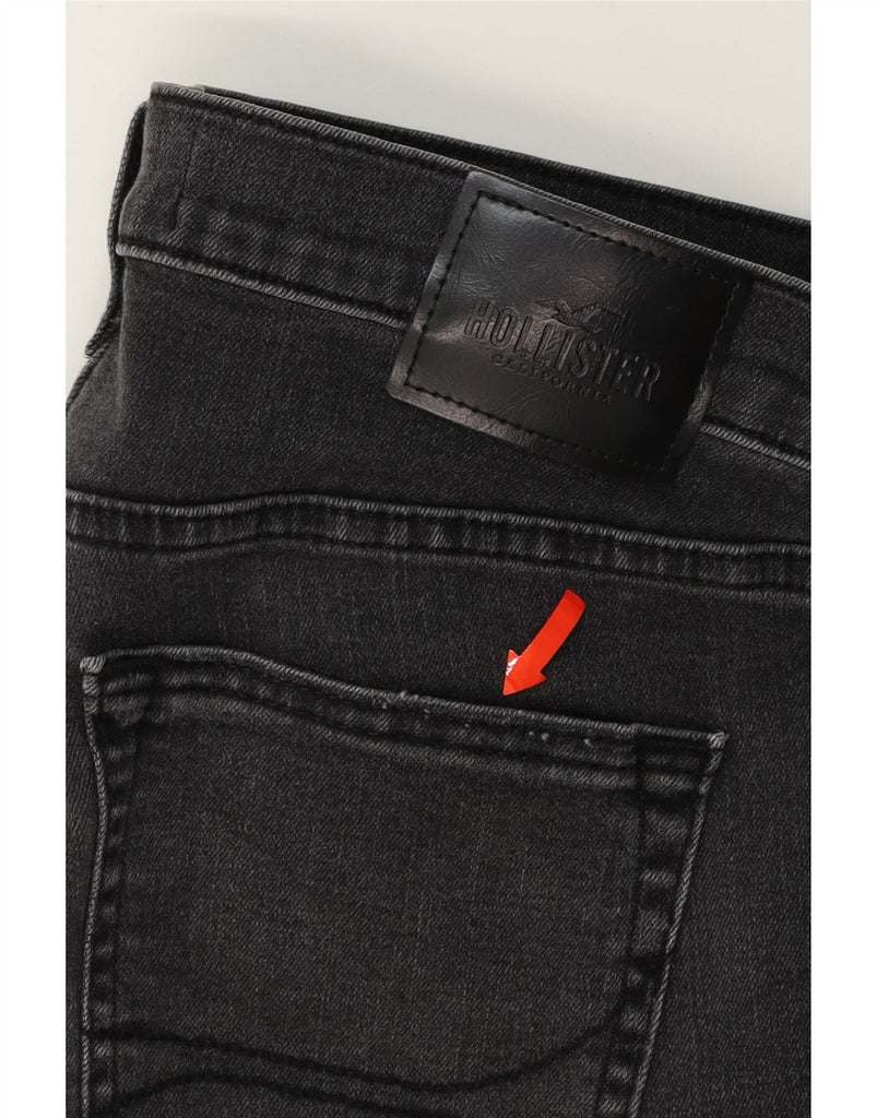 HOLLISTER Mens Super Skinny Jeans W34 L32 Black Cotton Vintage Hollister and Second-Hand Hollister from Messina Hembry 