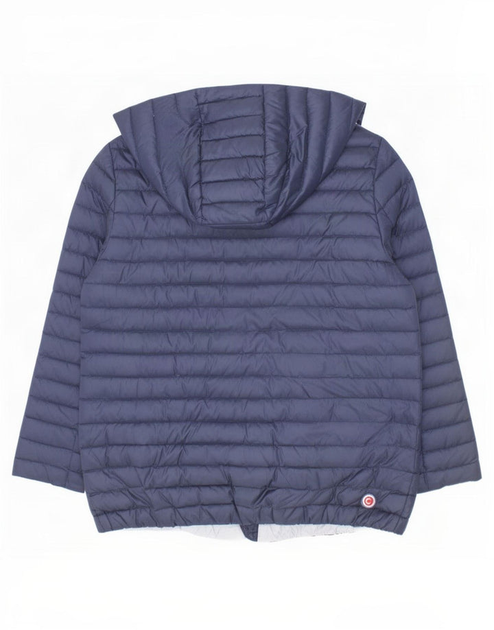 Colmar Girls Hooded Padded Jacket 11-12 Years Navy Blue Polyester