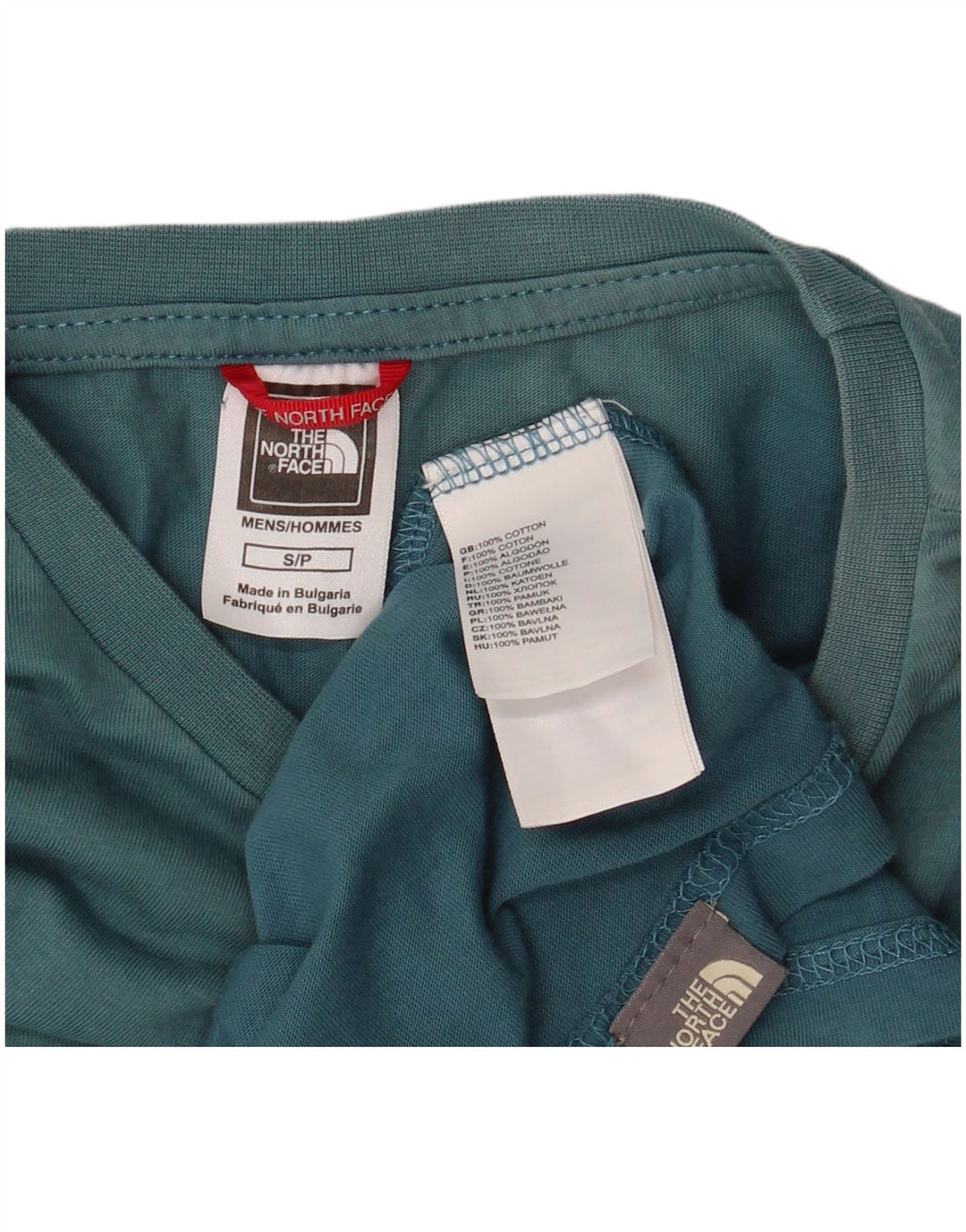 The North Face Mens T-Shirt Top Small Blue Cotton