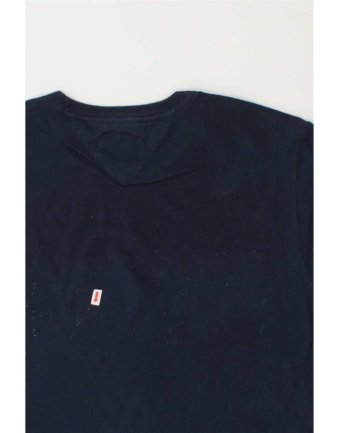 TOMMY HILFIGER Mens Graphic T-Shirt Top Medium Navy Blue Cotton Vintage Tommy Hilfiger and Second-Hand Tommy Hilfiger from Messina Hembry 