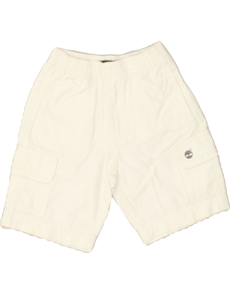 TIMBERLAND Baby Boys Cargo Shorts 18-24 Months White Cotton | Vintage Timberland | Thrift | Second-Hand Timberland | Used Clothing | Messina Hembry 