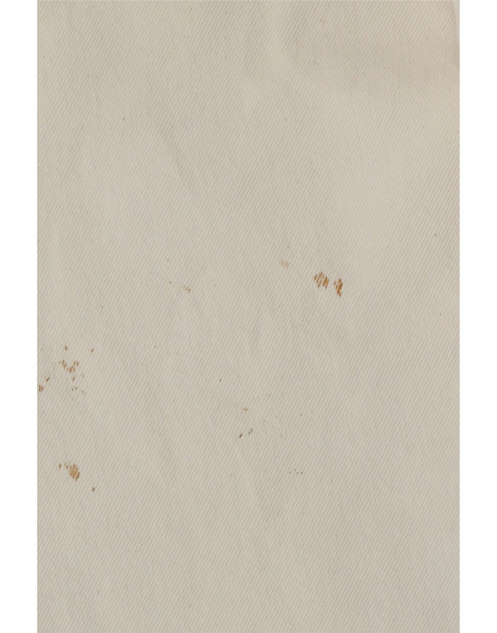Levi's Mens 501 Straight Jeans W34 L31 White Cotton