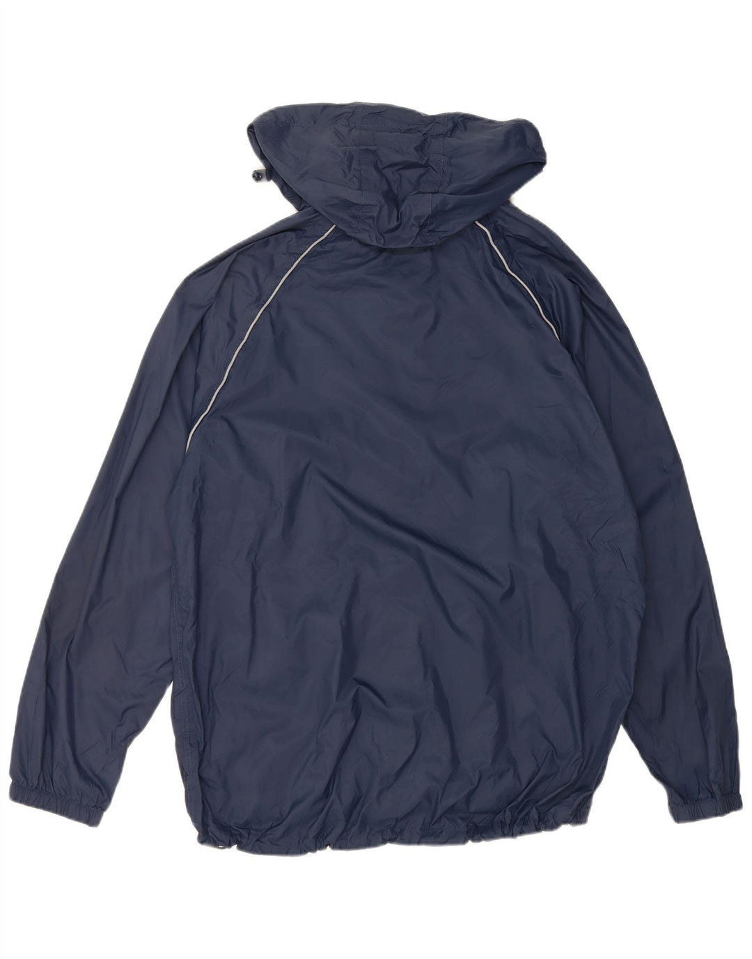 MOUNTAIN WAREHOUSE Mens Hooded Rain Jacket UK 38 Medium Navy Blue Nylon