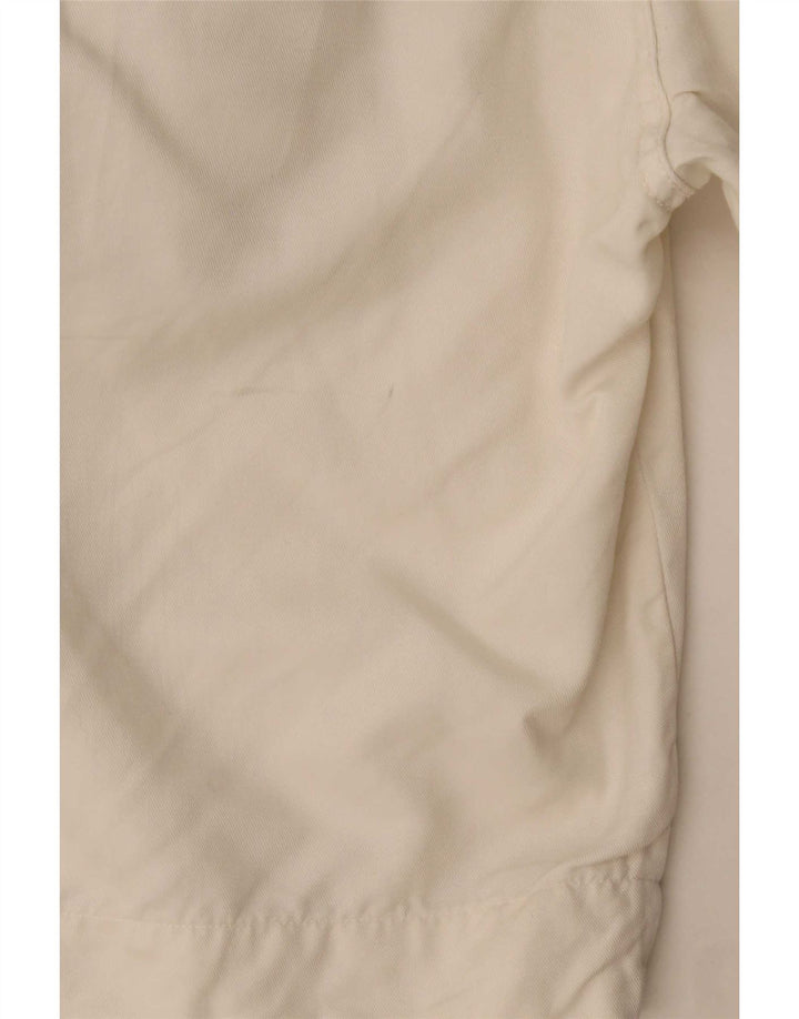 Diesel Womens Cargo Shorts W31 Medium White Cotton