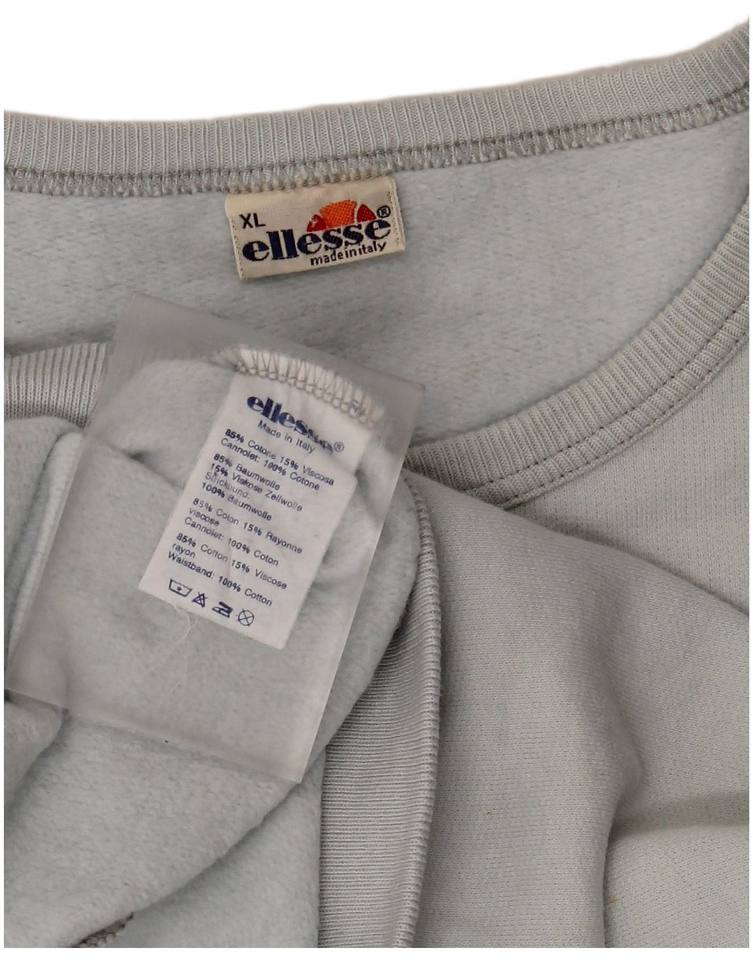 Ellesse Womens Sweatshirt Jumper UK 18 XL Blue Cotton