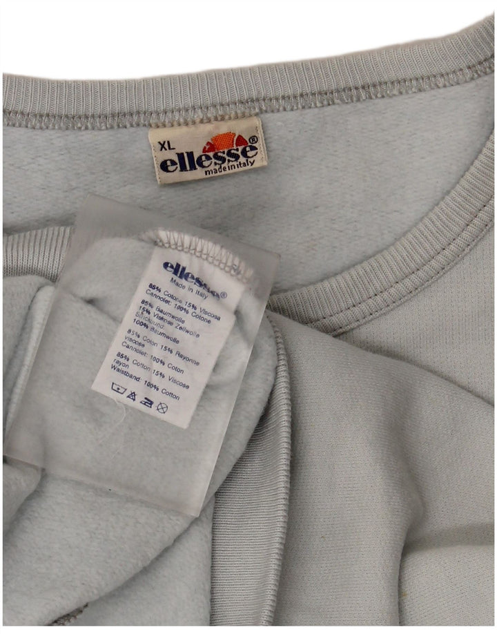 Ellesse Womens Sweatshirt Jumper UK 18 XL Blue Cotton