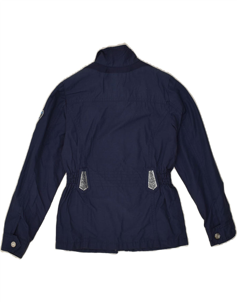 GEOX Girls Utility Jacket 5-6 Years Navy Blue Nylon | Vintage Geox | Thrift | Second-Hand Geox | Used Clothing | Messina Hembry 